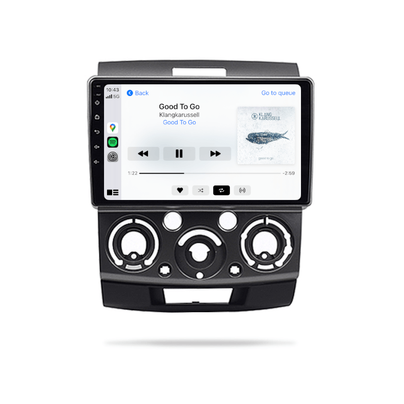 Ford Ranger 2006-2011 PJ, PK - CARPLAY, DIRECT FIT, UPGRADE KIT