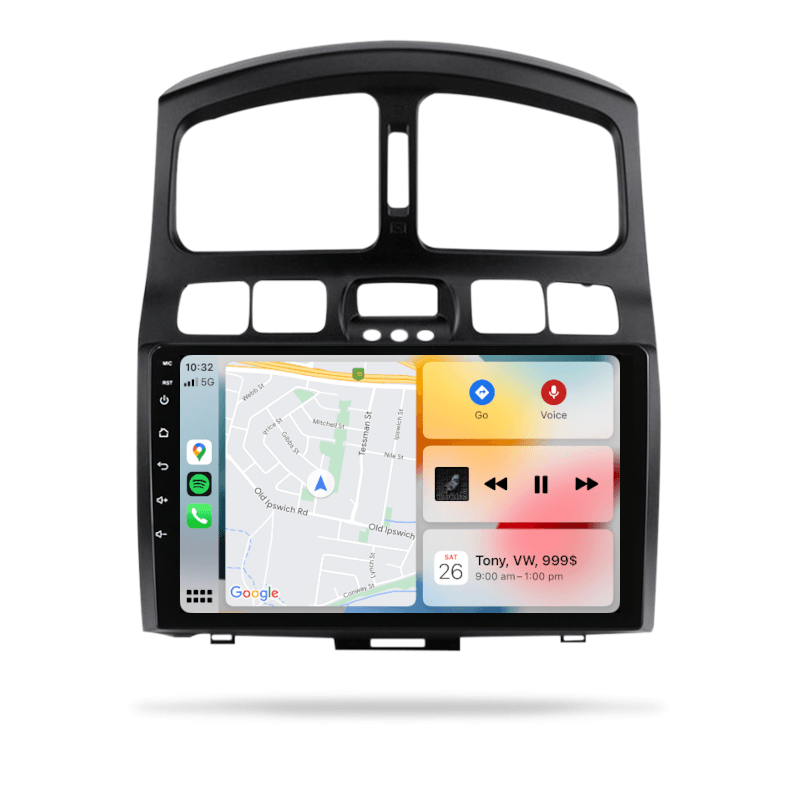 Hyundai Santa Fe 2000-2005 SM - CARPLAY, DIRECT FIT, UPGRADE KIT