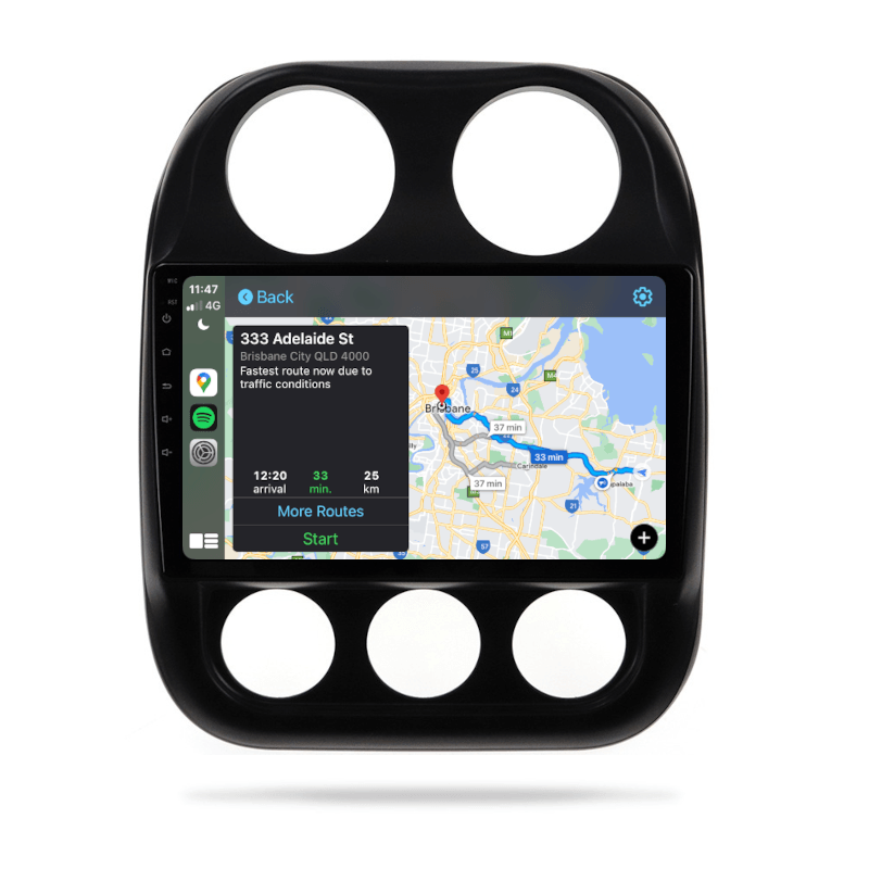 Jeep Compass 2010-2016 MK - CARPLAY, DIRECT FIT, UPGRADE KIT