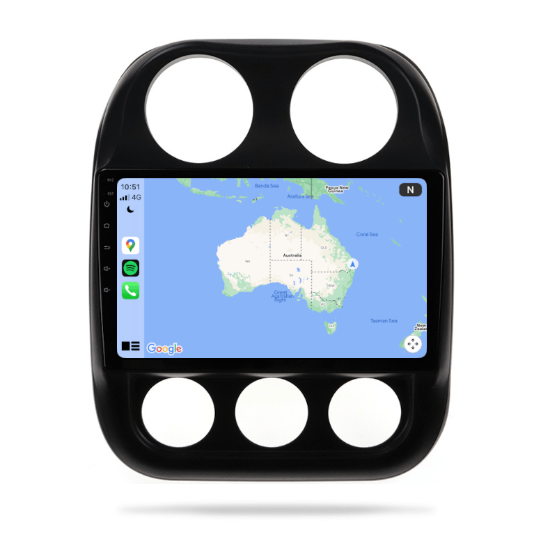 Jeep Compass 2010-2016 MK - CARPLAY, DIRECT FIT, UPGRADE KIT