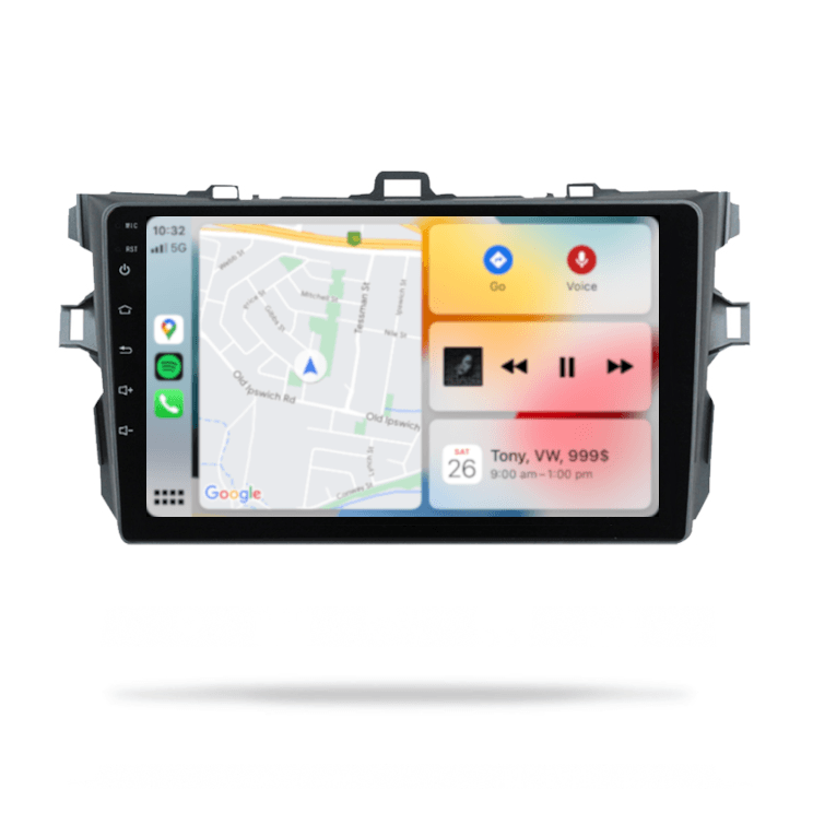 Toyota Corolla 2007-2011 - CARPLAY, DIRECT FIT, UPGRADE KIT