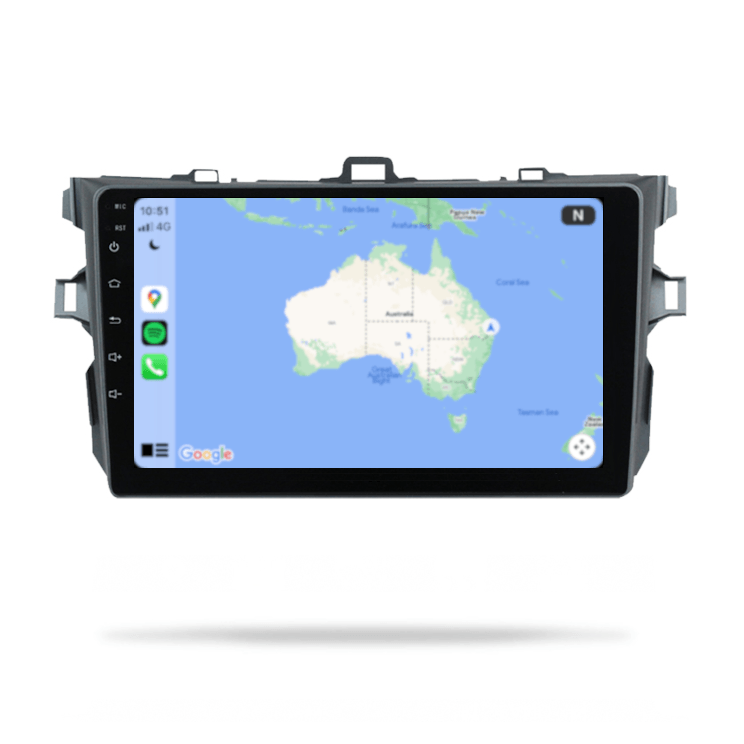 Toyota Corolla 2007-2011 - CARPLAY, DIRECT FIT, UPGRADE KIT
