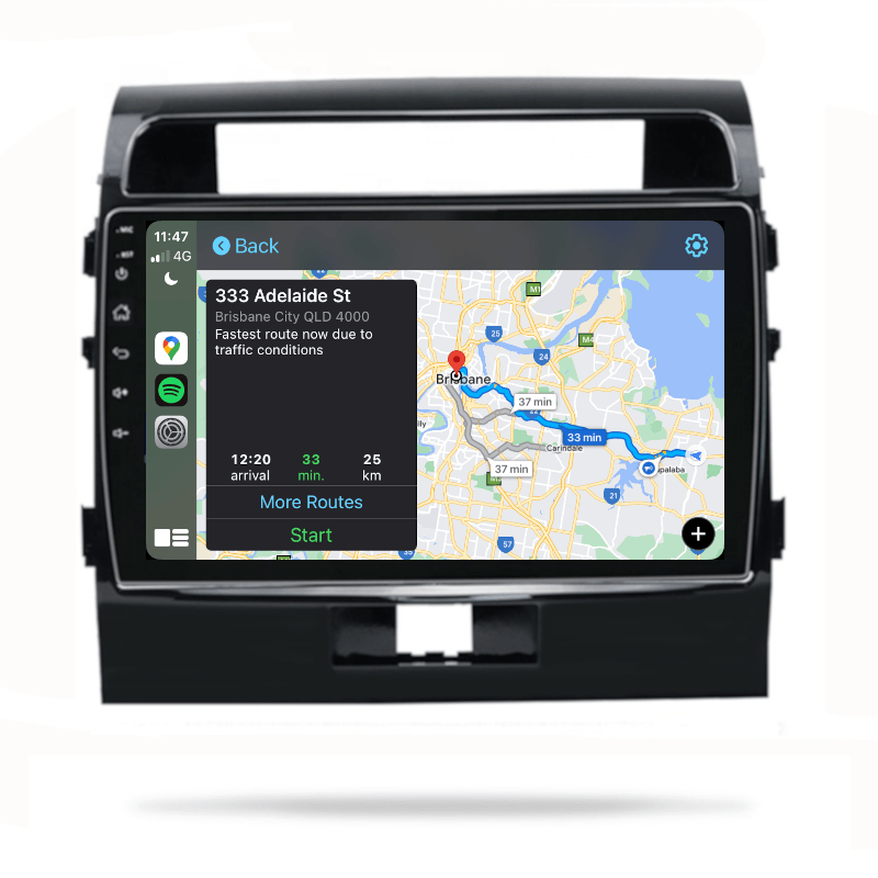 Toyota Land Cruiser 200 Series, 2007-2015 - CARPLAY, DIRECT FIT, UPGRADE KIT