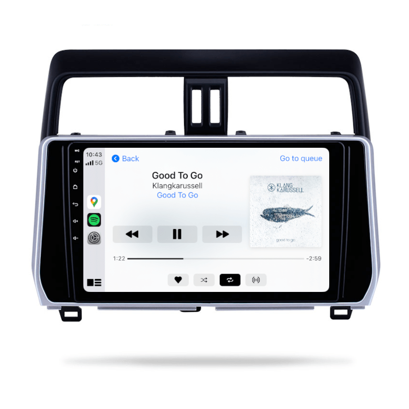 Toyota Prado 2018-2022 150 Series - CARPLAY, DIRECT FIT, UPGRADE KIT