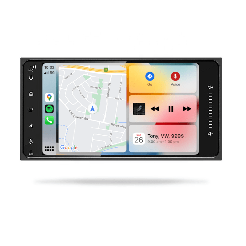 Toyota Universal Head Unit - CARPLAY, DIRECT FIT, UPGRADE KIT