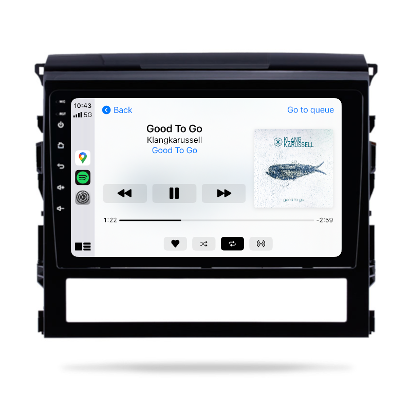 Toyota Land Cruiser 200 Series, 2016-2022 - CARPLAY, DIRECT FIT, UPGRADE KIT