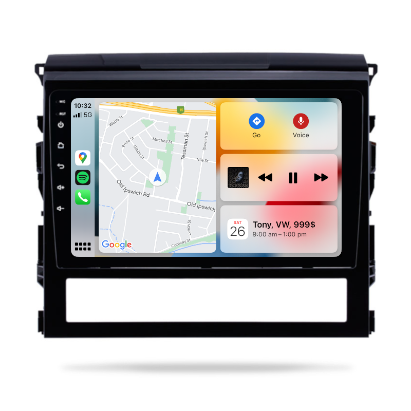 Toyota Land Cruiser 200 Series, 2016-2022 - CARPLAY, DIRECT FIT, UPGRADE KIT