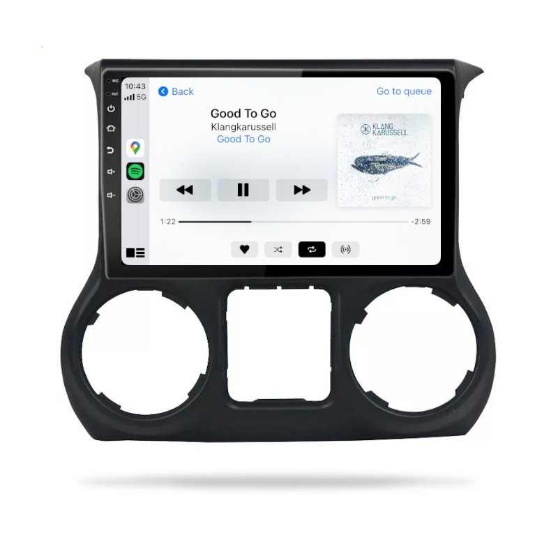 Jeep Wrangler 2007-2018 - CARPLAY, DIRECT FIT, UPGRADE KIT