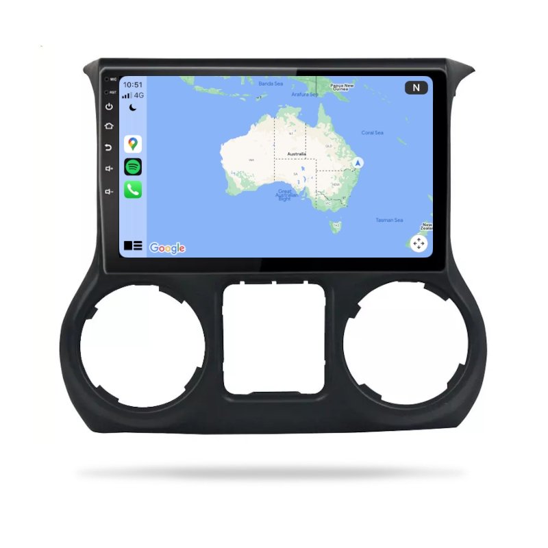 Jeep Wrangler 2007-2018 - CARPLAY, DIRECT FIT, UPGRADE KIT