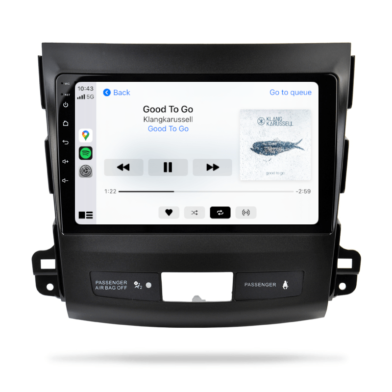 Mitsubishi Outlander 2007-2012 ZG ZH - CARPLAY, DIRECT FIT, UPGRADE KIT