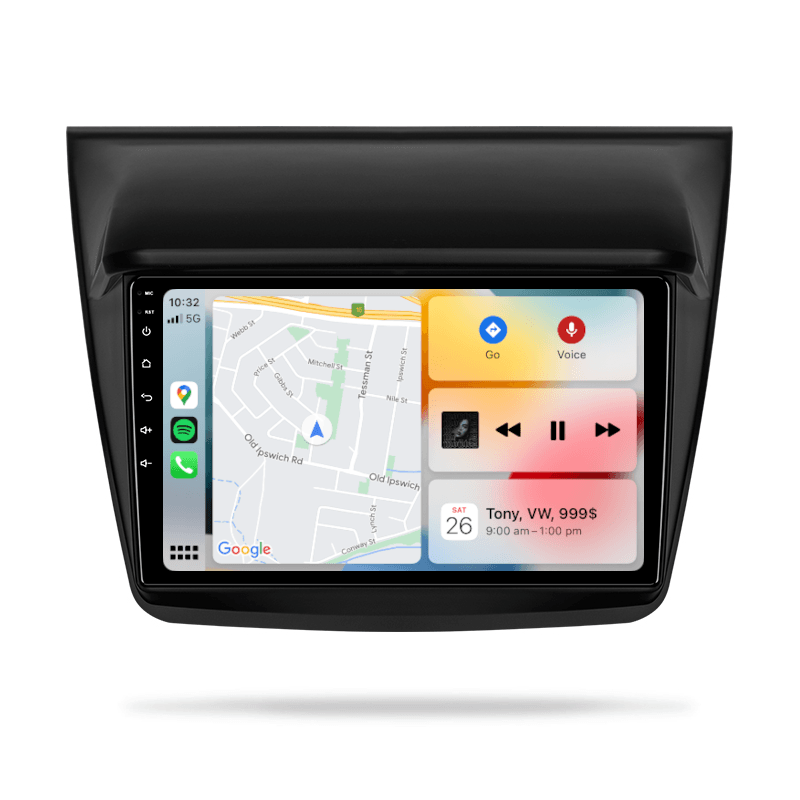 Mitsubishi Triton 2008-2016  [GL, GLX, GLX-R, L200, MN] - CARPLAY, DIRECT FIT, UPGRADE KIT