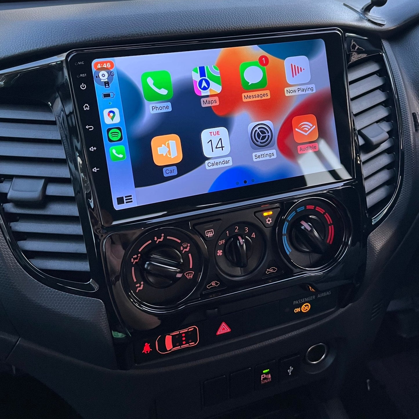 Mitsubishi Triton 2016-2022 MANUAL AC - CARPLAY, DIRECT FIT, UPGRADE KIT