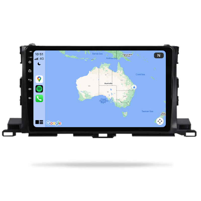 Toyota Kluger 2014-2019 - CARPLAY, DIRECT FIT, UPGRADE KIT