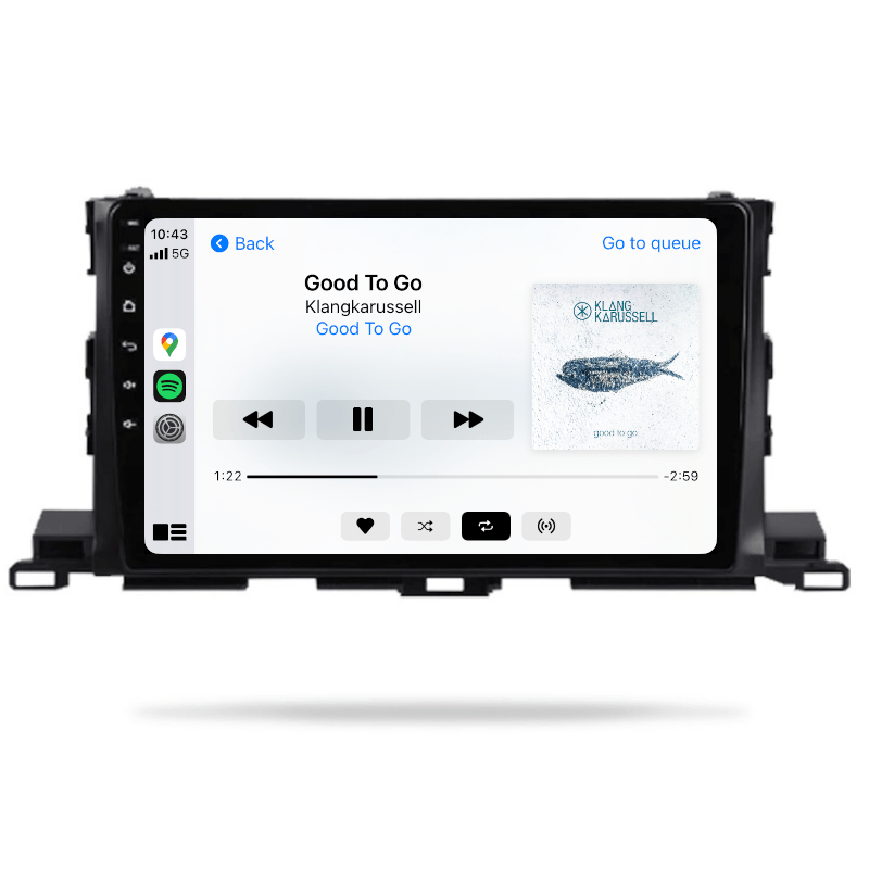 Toyota Kluger 2014-2019 - CARPLAY, DIRECT FIT, UPGRADE KIT