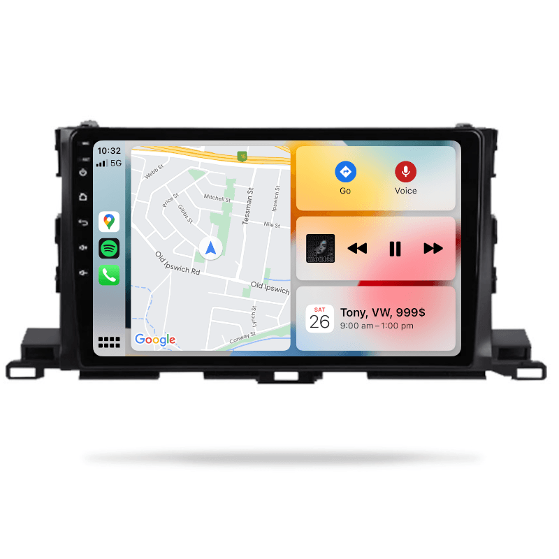 Toyota Kluger 2014-2019 - CARPLAY, DIRECT FIT, UPGRADE KIT