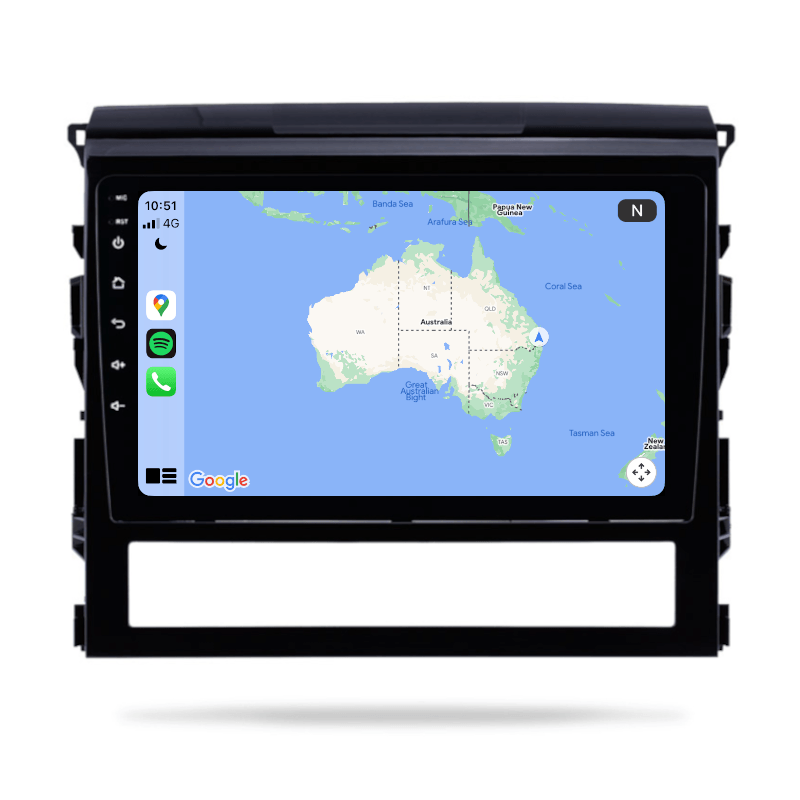 Toyota Land Cruiser 200 Series, 2016-2022 - CARPLAY, DIRECT FIT, UPGRADE KIT