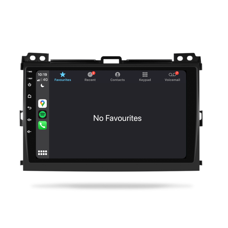 Toyota Prado 2003-2009 120 Series - CARPLAY, android auto