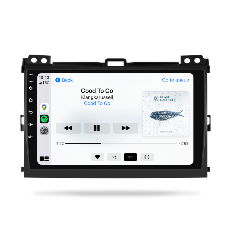 Toyota Prado 2003-2009 120 Series - CARPLAY, android auto