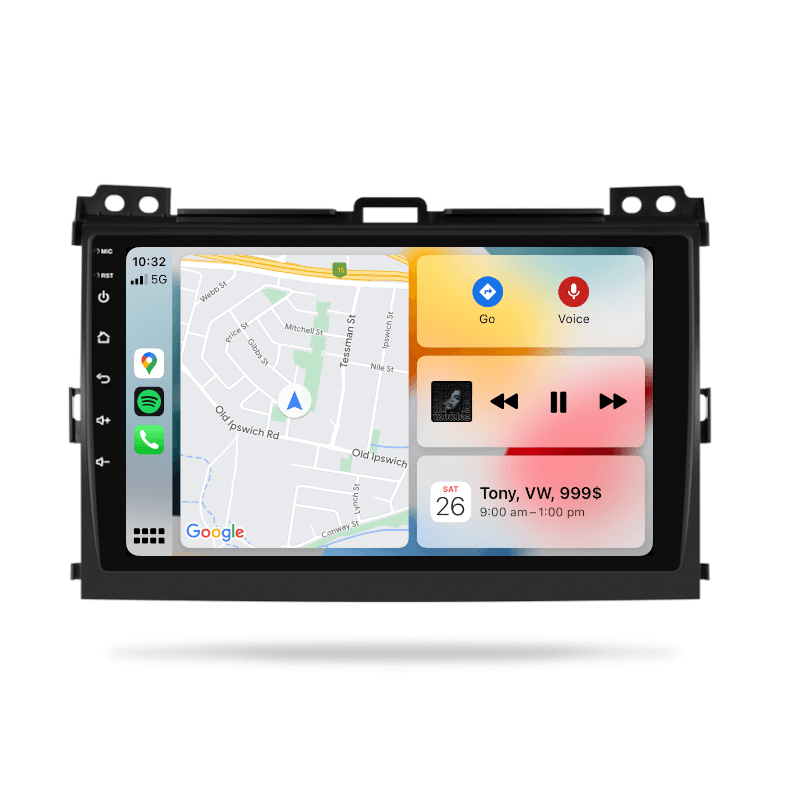 Toyota Prado 2003-2009 120 Series - CARPLAY, android auto