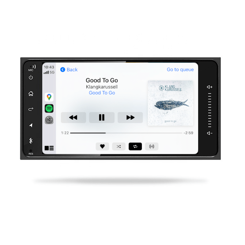 Toyota Universal Head Unit - CARPLAY, DIRECT FIT, UPGRADE KIT