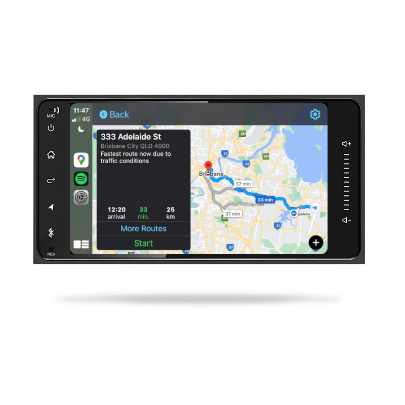 Toyota Universal Head Unit - CARPLAY, DIRECT FIT, UPGRADE KIT