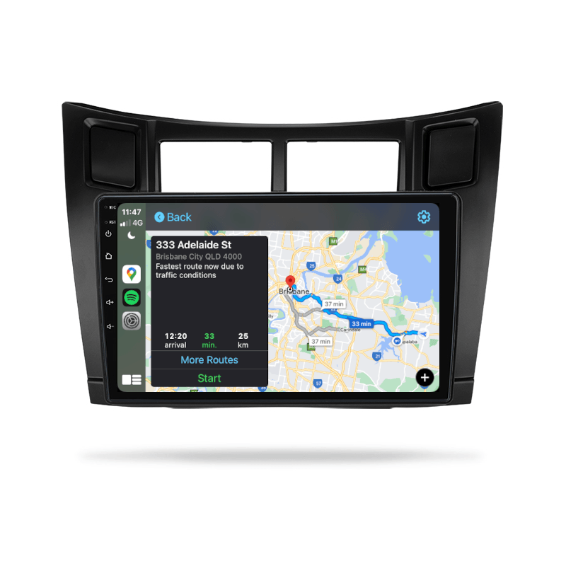 Toyota Yaris 2005-2011 - CARPLAY, ANDROID AUTO