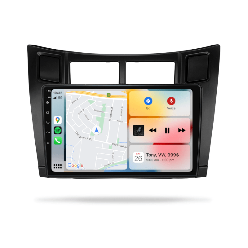 Toyota Yaris 2005-2011 - CARPLAY, ANDROID AUTO