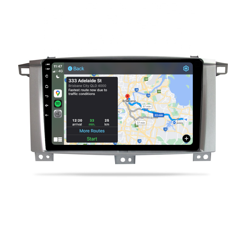 Toyota Land Cruiser 100 Series, 1999-2007 - CARPLAY, DIRECT FIT, UPGRADE KIT