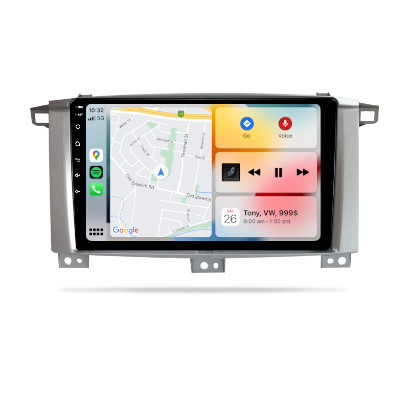 Toyota Land Cruiser 100 Series, 1999-2007 - CARPLAY, DIRECT FIT, UPGRADE KIT